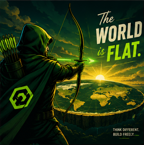 The World Is Flat — hero art